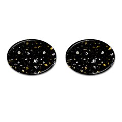 Space Pattern Cufflinks (oval) by ValentinaDesign