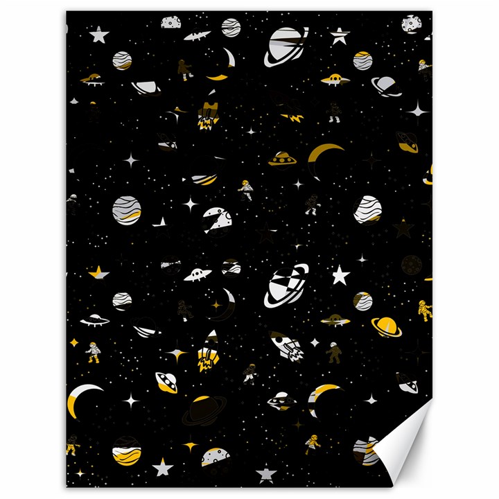 Space pattern Canvas 18  x 24  