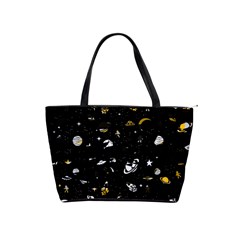 Space Pattern Shoulder Handbags by ValentinaDesign