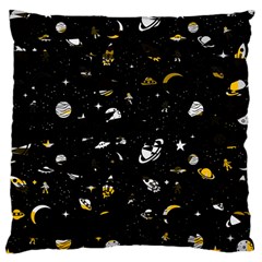 Space Pattern Large Cushion Case (one Side) by ValentinaDesign