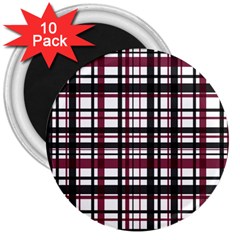 Plaid Pattern 3  Magnets (10 Pack)  by ValentinaDesign