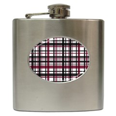 Plaid Pattern Hip Flask (6 Oz) by ValentinaDesign