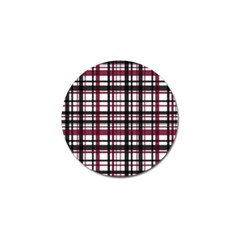 Plaid Pattern Golf Ball Marker (4 Pack) by ValentinaDesign