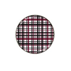 Plaid Pattern Hat Clip Ball Marker (10 Pack) by ValentinaDesign