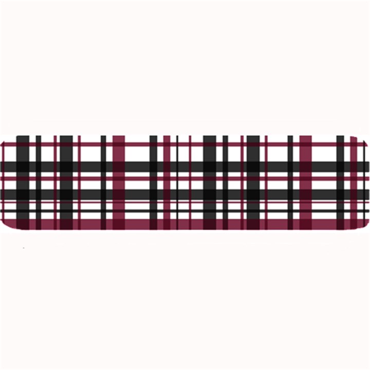 Plaid pattern Large Bar Mats