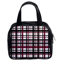 Plaid Pattern Classic Handbags (2 Sides) by ValentinaDesign