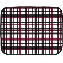 Plaid Pattern Fleece Blanket (mini) by ValentinaDesign