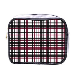 Plaid Pattern Mini Toiletries Bags by ValentinaDesign