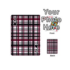 Plaid Pattern Playing Cards 54 (mini)  by ValentinaDesign