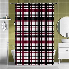 Plaid Pattern Shower Curtain 48  X 72  (small)  by ValentinaDesign