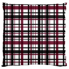 Plaid Pattern Large Cushion Case (one Side) by ValentinaDesign