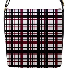 Plaid Pattern Flap Messenger Bag (s) by ValentinaDesign