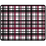 Plaid pattern Double Sided Fleece Blanket (Medium)  58.8 x47.4  Blanket Front