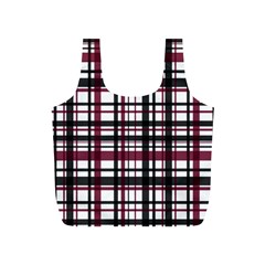 Plaid Pattern Full Print Recycle Bags (s)  by ValentinaDesign