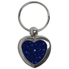 Decorative Dots Pattern Key Chains (heart)  by ValentinaDesign