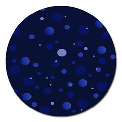 Decorative Dots Pattern Magnet 5  (round) by ValentinaDesign