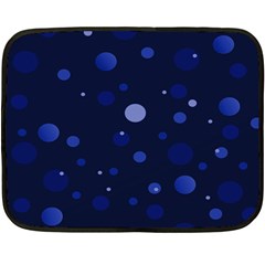 Decorative Dots Pattern Fleece Blanket (mini) by ValentinaDesign