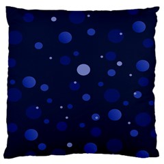 Decorative Dots Pattern Large Cushion Case (one Side) by ValentinaDesign