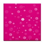 Decorative dots pattern Tile Coasters Front