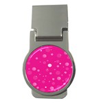 Decorative dots pattern Money Clips (Round)  Front