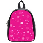 Decorative dots pattern School Bags (Small)  Front