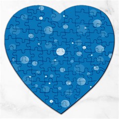 Decorative Dots Pattern Jigsaw Puzzle (heart) by ValentinaDesign