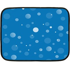 Decorative Dots Pattern Fleece Blanket (mini) by ValentinaDesign