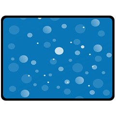 Decorative Dots Pattern Fleece Blanket (large)  by ValentinaDesign