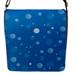 Decorative Dots Pattern Flap Messenger Bag (s) by ValentinaDesign