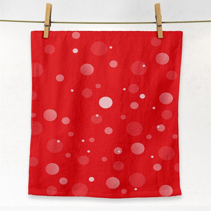 Decorative dots pattern Face Towel