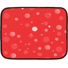 Decorative Dots Pattern Double Sided Fleece Blanket (mini)  by ValentinaDesign