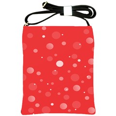 Decorative Dots Pattern Shoulder Sling Bags by ValentinaDesign