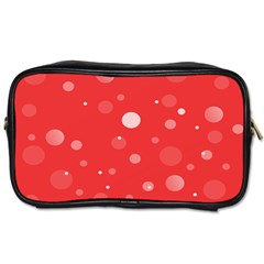 Decorative Dots Pattern Toiletries Bags by ValentinaDesign