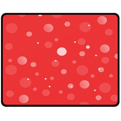 Decorative Dots Pattern Fleece Blanket (medium)  by ValentinaDesign