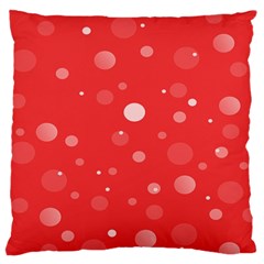 Decorative Dots Pattern Large Cushion Case (two Sides) by ValentinaDesign