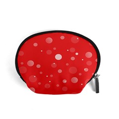 Decorative Dots Pattern Accessory Pouches (small)  by ValentinaDesign