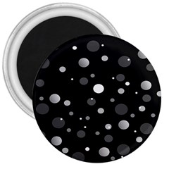 Decorative Dots Pattern 3  Magnets by ValentinaDesign