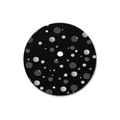 Decorative Dots Pattern Magnet 3  (round) by ValentinaDesign