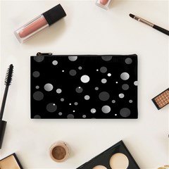 Decorative Dots Pattern Cosmetic Bag (small)  by ValentinaDesign