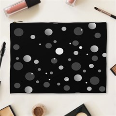 Decorative Dots Pattern Cosmetic Bag (xl) by ValentinaDesign