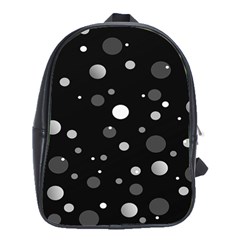 Decorative Dots Pattern School Bags(large)  by ValentinaDesign