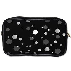 Decorative Dots Pattern Toiletries Bags by ValentinaDesign