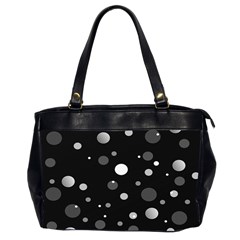 Decorative Dots Pattern Office Handbags (2 Sides)  by ValentinaDesign