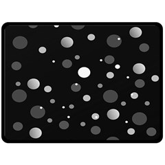 Decorative Dots Pattern Fleece Blanket (large)  by ValentinaDesign