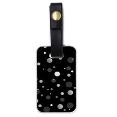 Decorative Dots Pattern Luggage Tags (one Side)  by ValentinaDesign