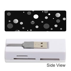 Decorative Dots Pattern Memory Card Reader (stick)  by ValentinaDesign