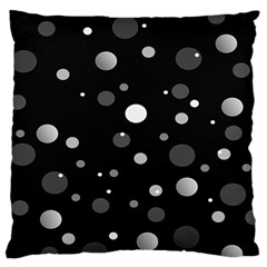 Decorative Dots Pattern Large Cushion Case (one Side) by ValentinaDesign