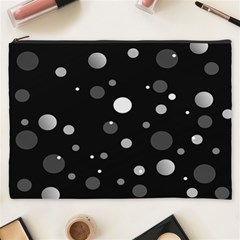 Decorative Dots Pattern Cosmetic Bag (xxxl)  by ValentinaDesign