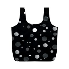 Decorative Dots Pattern Full Print Recycle Bags (m)  by ValentinaDesign