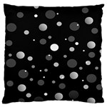 Decorative dots pattern Standard Flano Cushion Case (One Side) Front